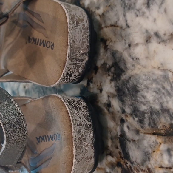 NEW Romika Fidschi 54 Comfort Sandal Pewter New Size 7 - Picture 10 of 16